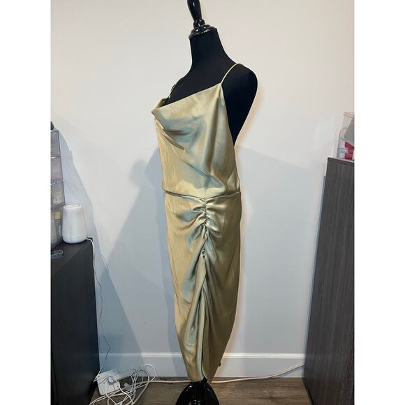 Samsoe Samsoe Dapples Sleeveless Midi Silk Satin Dress - Picture 2 of 6